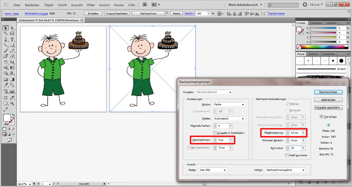 Vektorgrafik erstellen 05 Tutorial: In Illustrator eine Vektorgrafik erstellen (5)