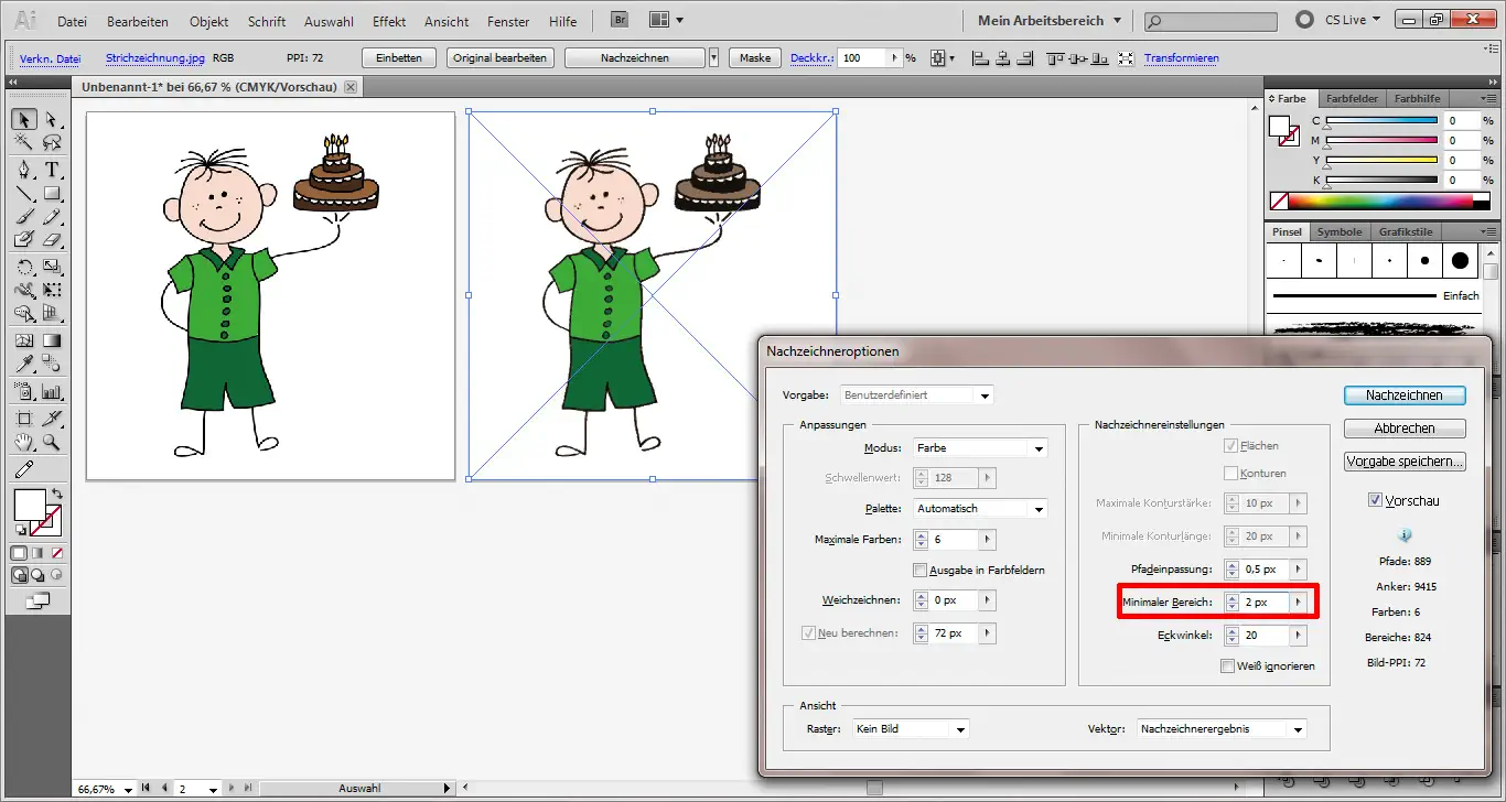 Vektorgrafik erstellen 06 Tutorial: In Illustrator eine Vektorgrafik erstellen (6)