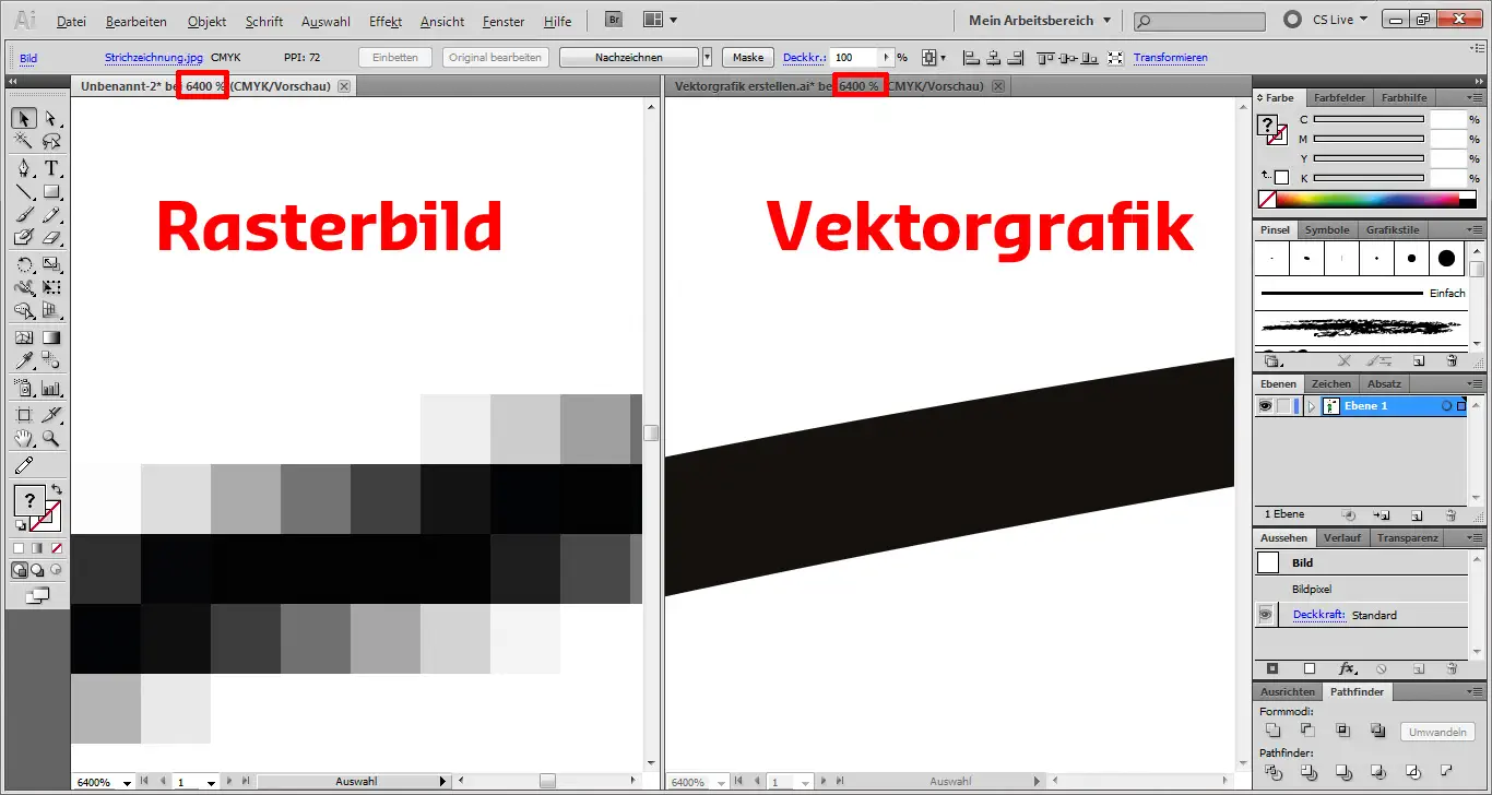 Vektorgrafik erstellen 10 Tutorial: In Illustrator eine Vektorgrafik erstellen (10)