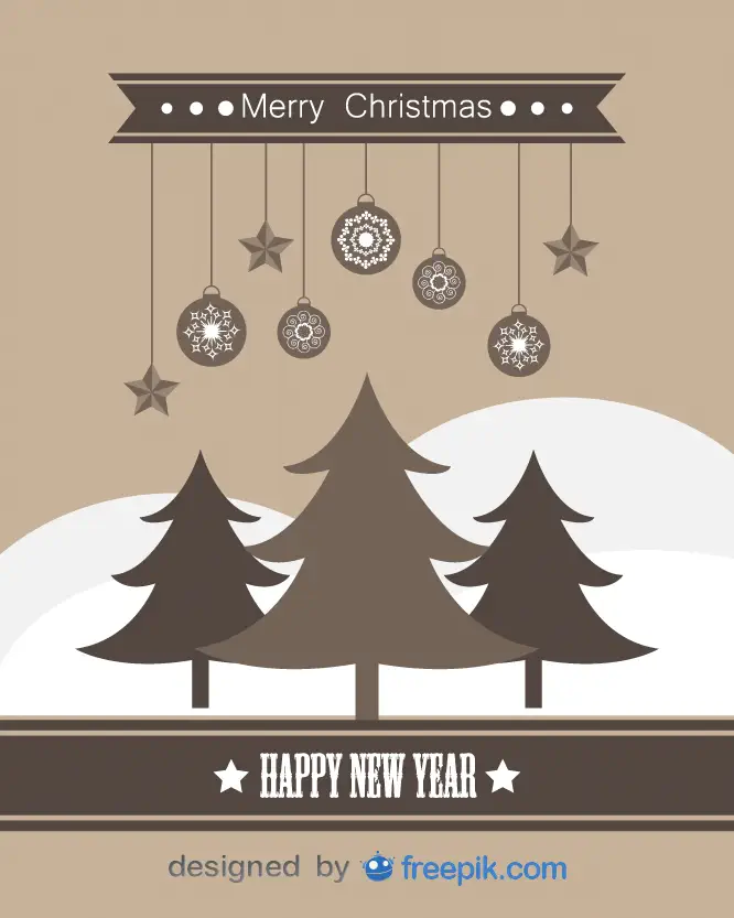 Weihnachtskartedesign Vorlage 24