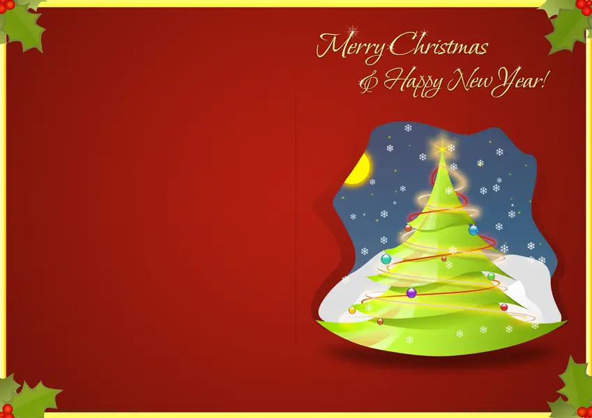 Weihnachtskartedesign Vorlage 36 Weihnachtskartedesign Vorlage 36