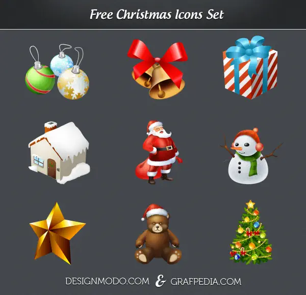 Weihnachten X Mas Icons Grafiken (38)