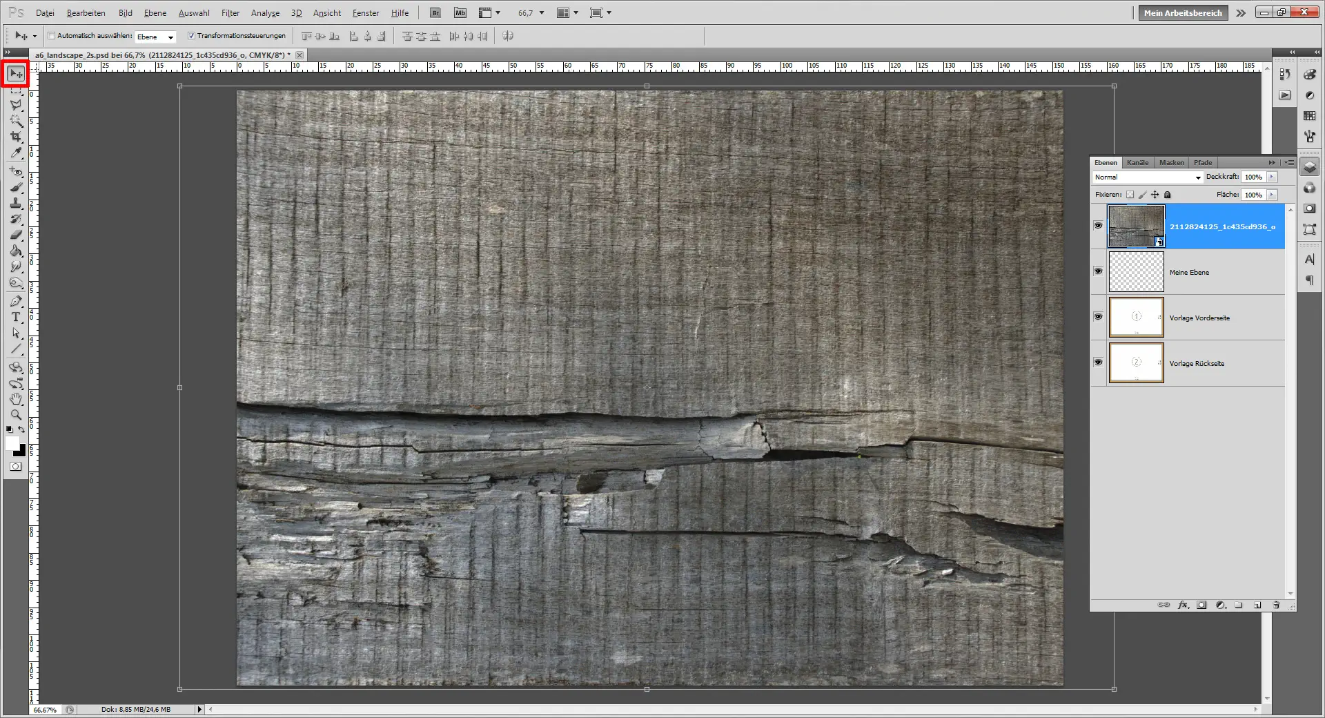 Weihnachtskarten für Firmen Tutorial mit InDesign Step 1