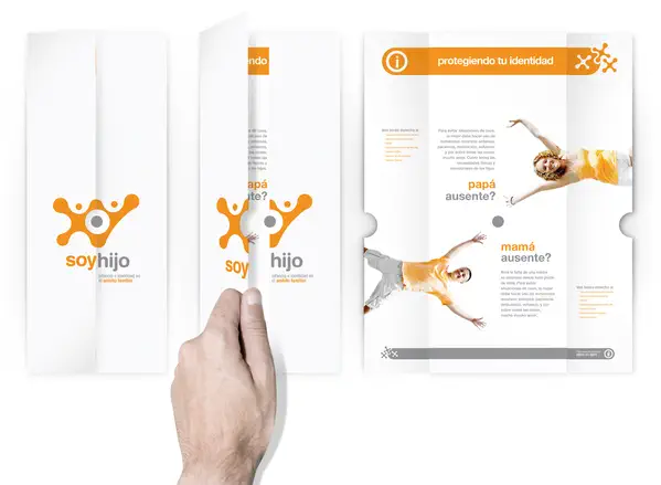 Werbeflyer Beispiel Soy yo NGO