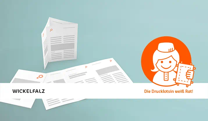 Alles über den Wickelfalz bei Faltflyern / Foldern Alles über den Wickelfalz bei Faltflyern / Foldern