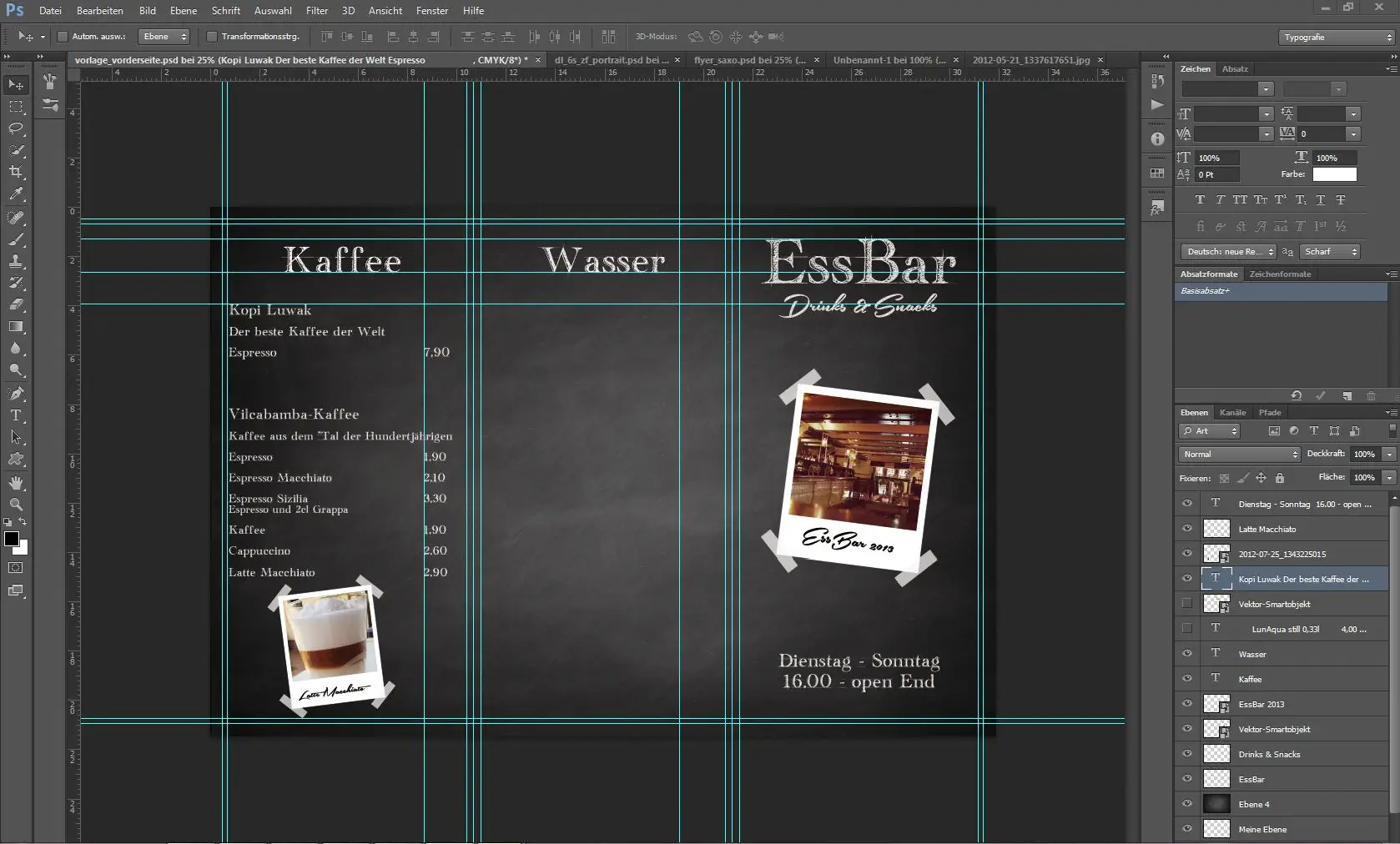 Barkarte als Falzflyer erstellen 11