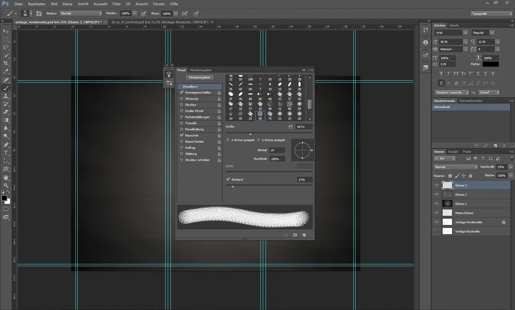 Barkarte als Falzflyer erstellen 8