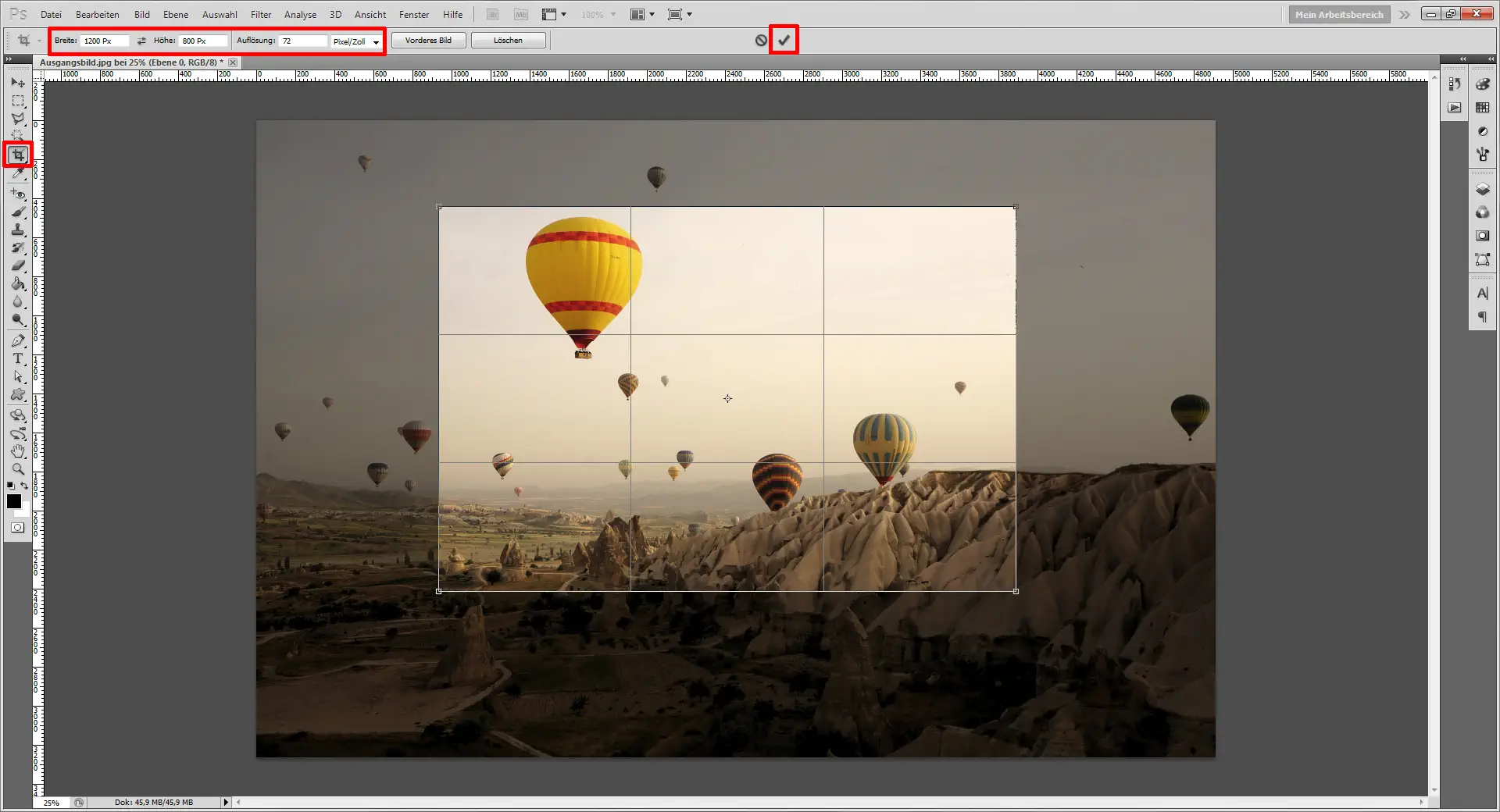 Zuschneiden Beschneiden Freistellen Photoshop (3)