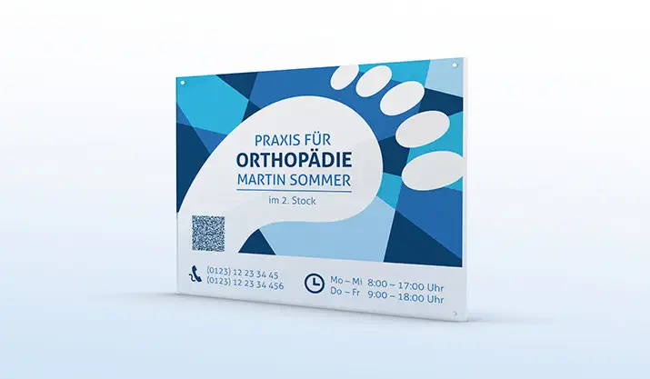 Tutorial: Acrylglas bedrucken am Beispiel eines Praxisschildes Tutorial: Acrylglas bedrucken am Beispiel eines Praxisschildes