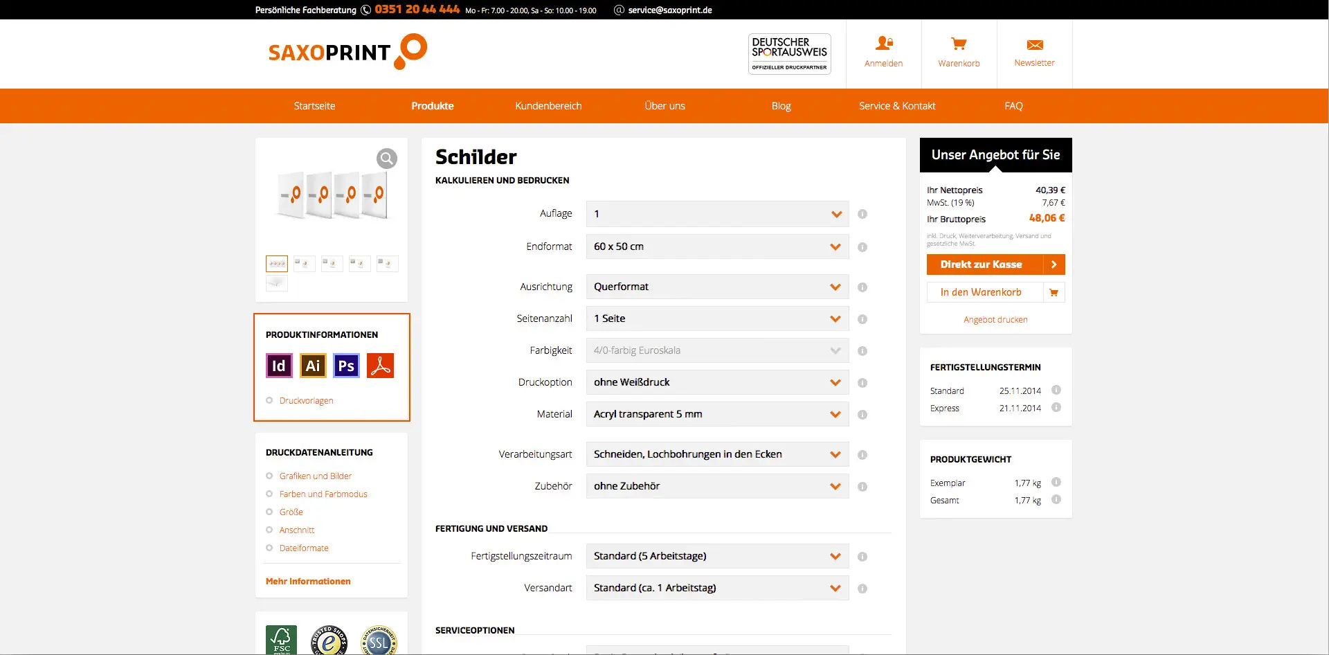 acrylglas bedrucken 01 Acrylglasdruck am Beispiel eines Praxisschildes 1