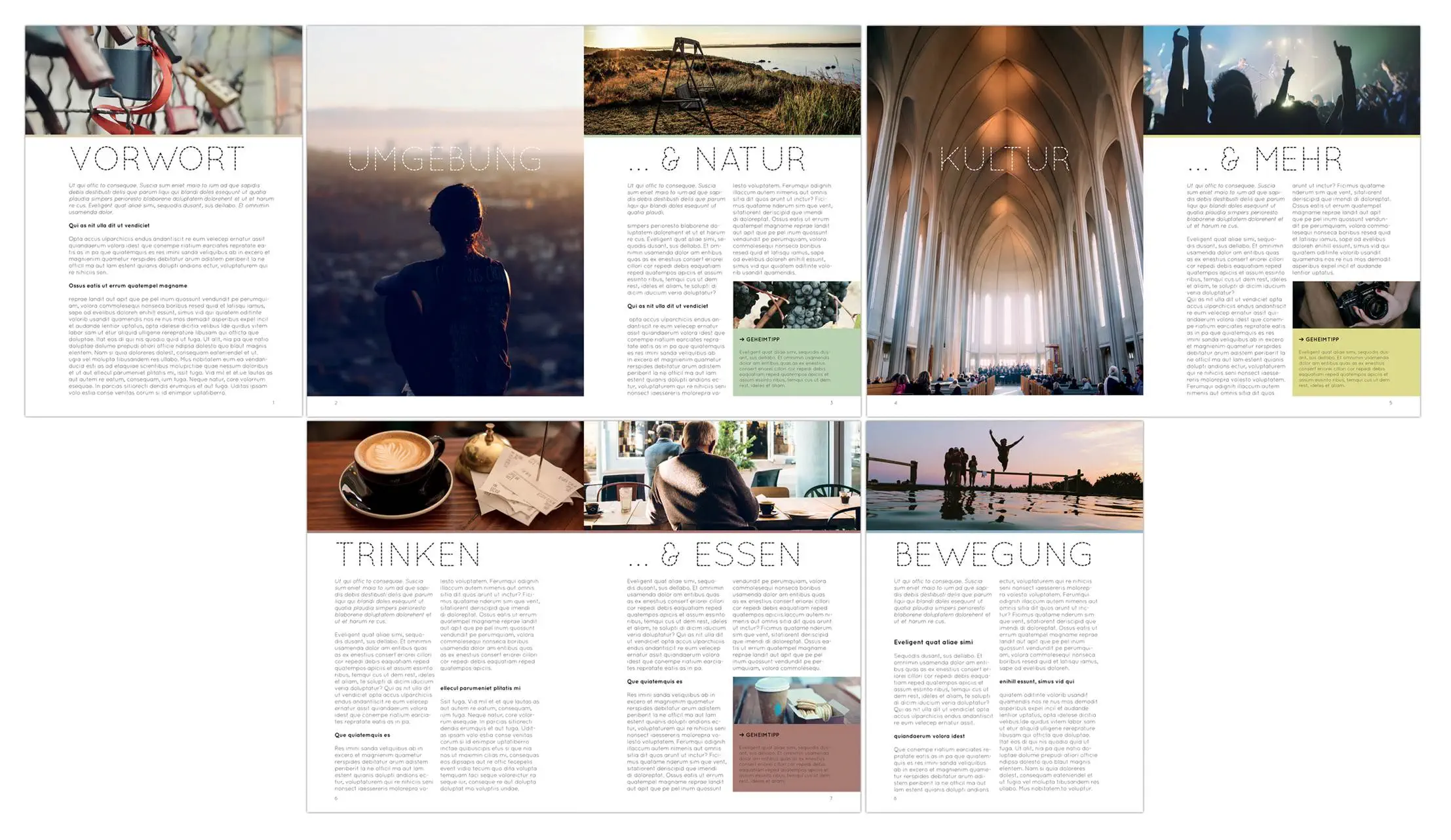 Broschüre gestalten Ergebnis