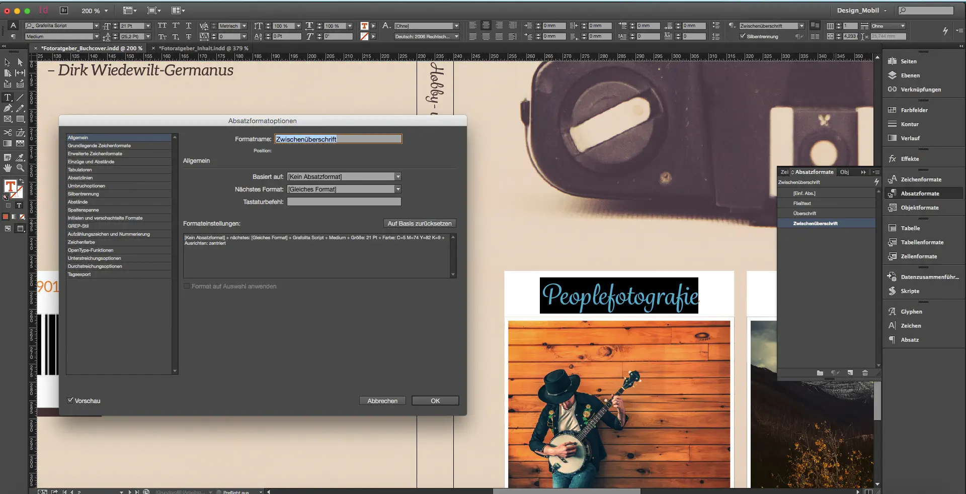 Sachbuch Design Tutorial Bild 6 Sachbuch Design Tutorial Bild 6
