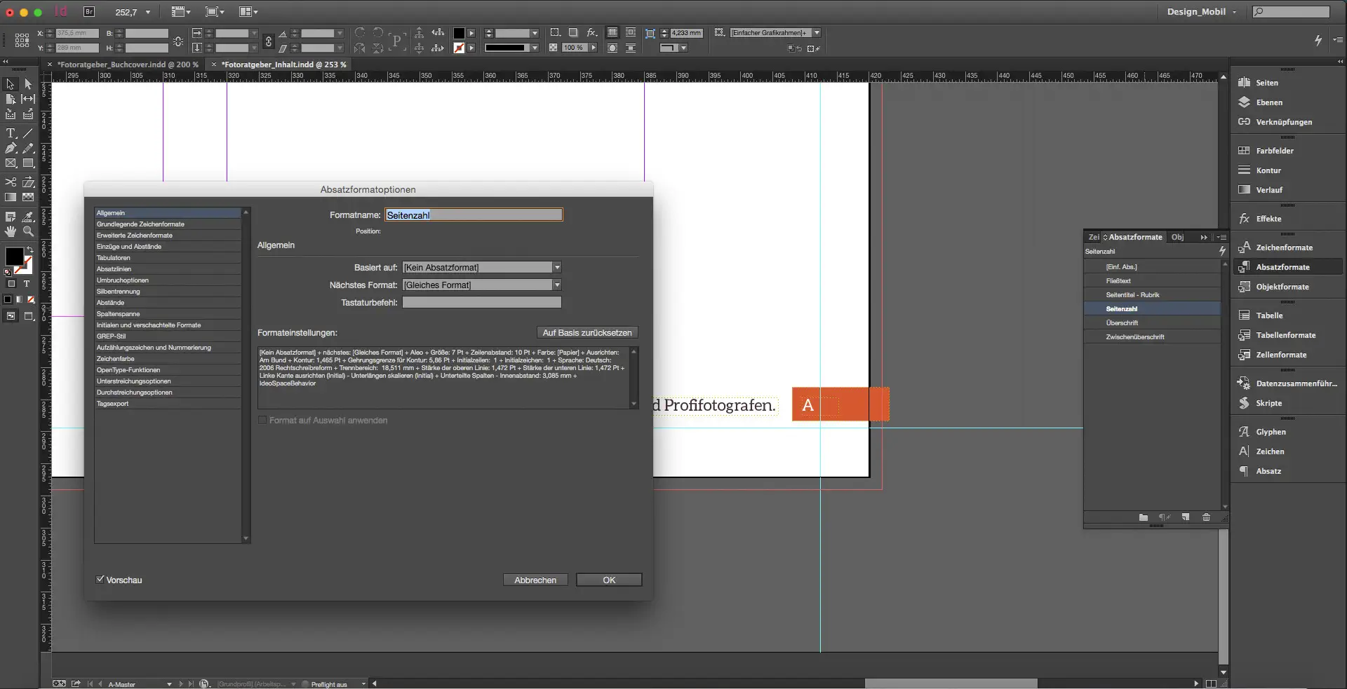 Sachbuch Design Tutorial Bild 9 Sachbuch Design Tutorial Bild 9