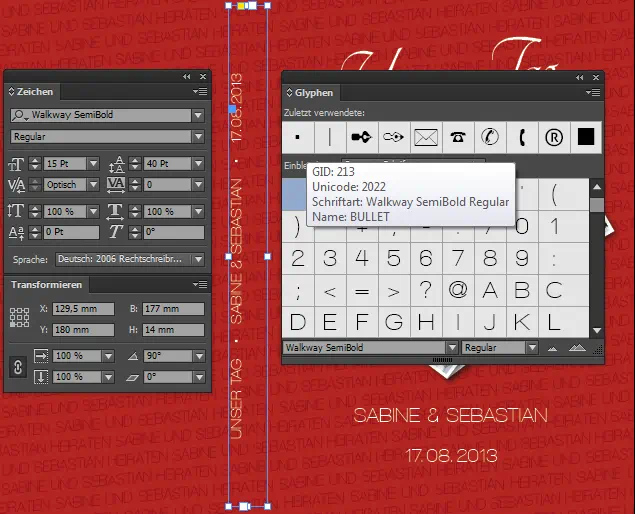 dvd cover hochzeit 28 Glyphen werden aufgerufen