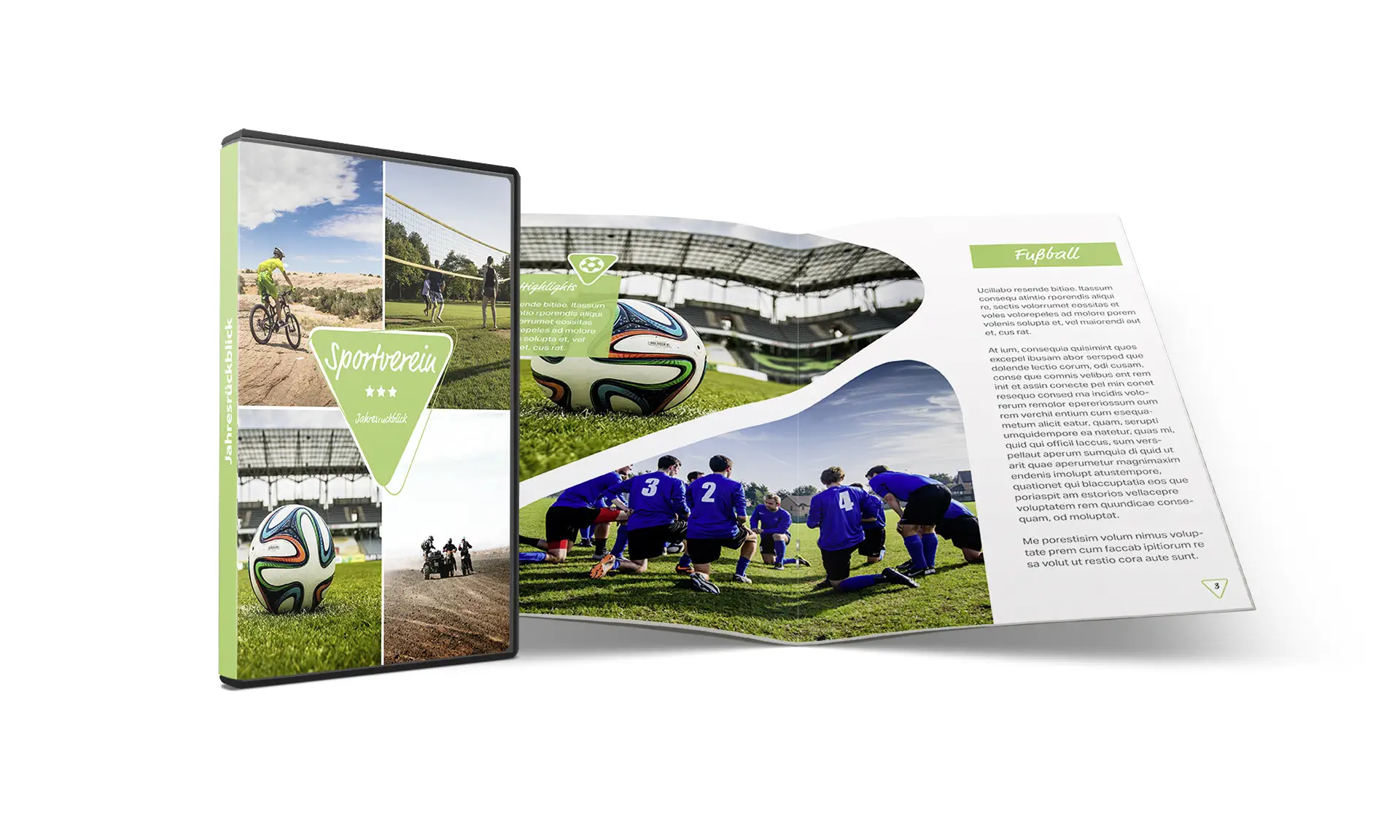 Ein aufregendes DVD-Booklet für euren Sportverein erstellen Ein aufregendes DVD-Booklet für euren Sportverein erstellen
