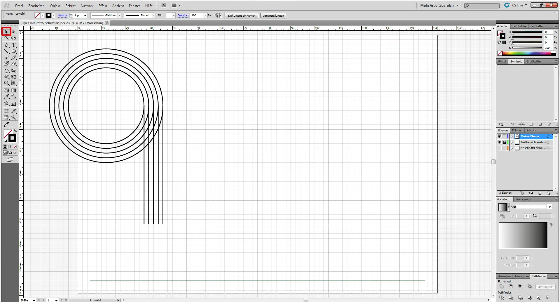 flyer mit retroschrift 06 Freitagstutorial: Flyer mit individueller Retro Schrift (6)