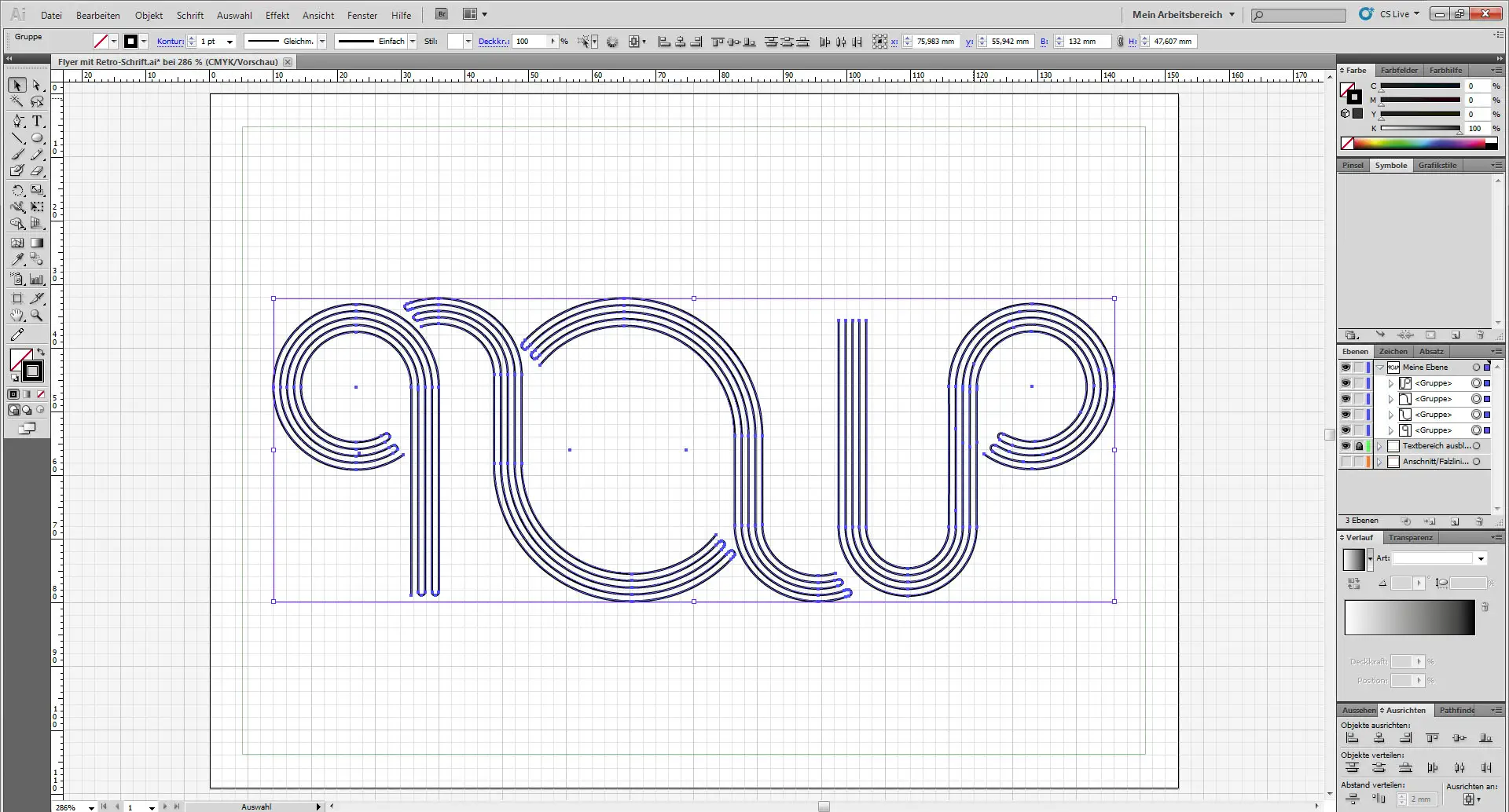 flyer mit retroschrift 23 Freitagstutorial: Flyer mit individueller Retro Schrift (23)