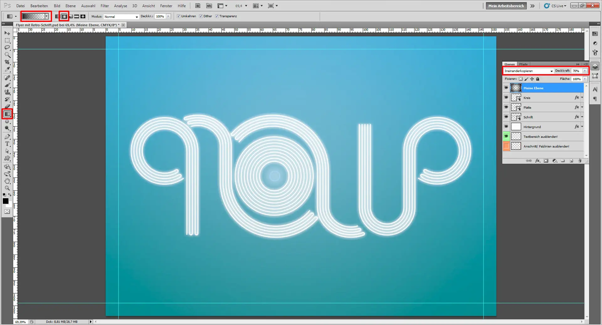 flyer mit retroschrift 31 Freitagstutorial: Flyer mit individueller Retro Schrift (31)