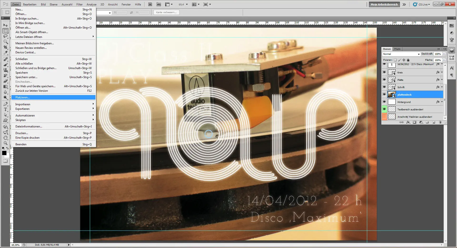 flyer mit retroschrift 35 Freitagstutorial: Flyer mit individueller Retro Schrift (35)