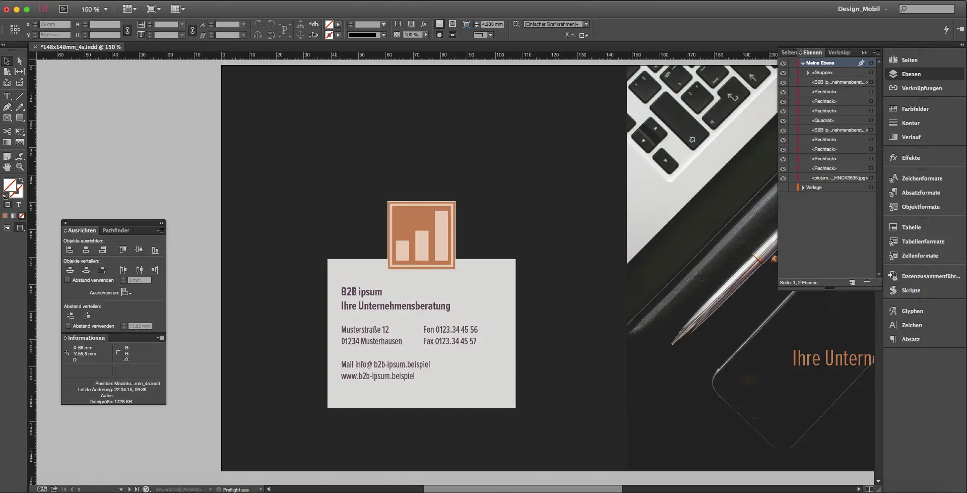 flyer unternehmensberatung 18 Flyer für Unternehmensberatung gestalten 18