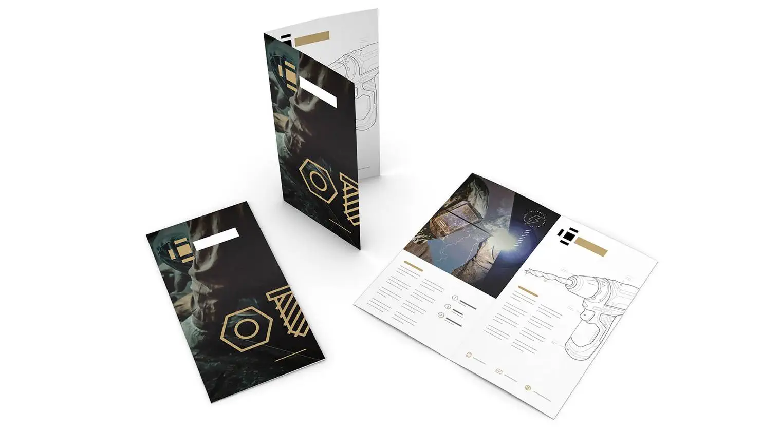 Einbruchfalz-Flyer drucken Einbruchfalz-Flyer drucken