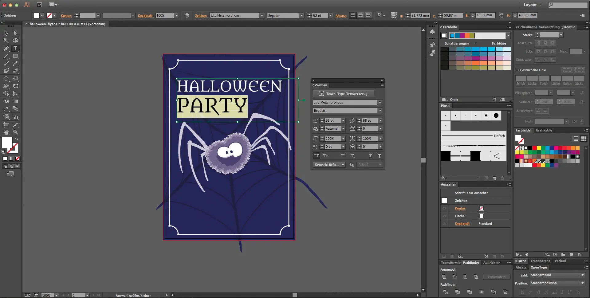 halloween flyer 16 Halloween Flyer gestalten (16)