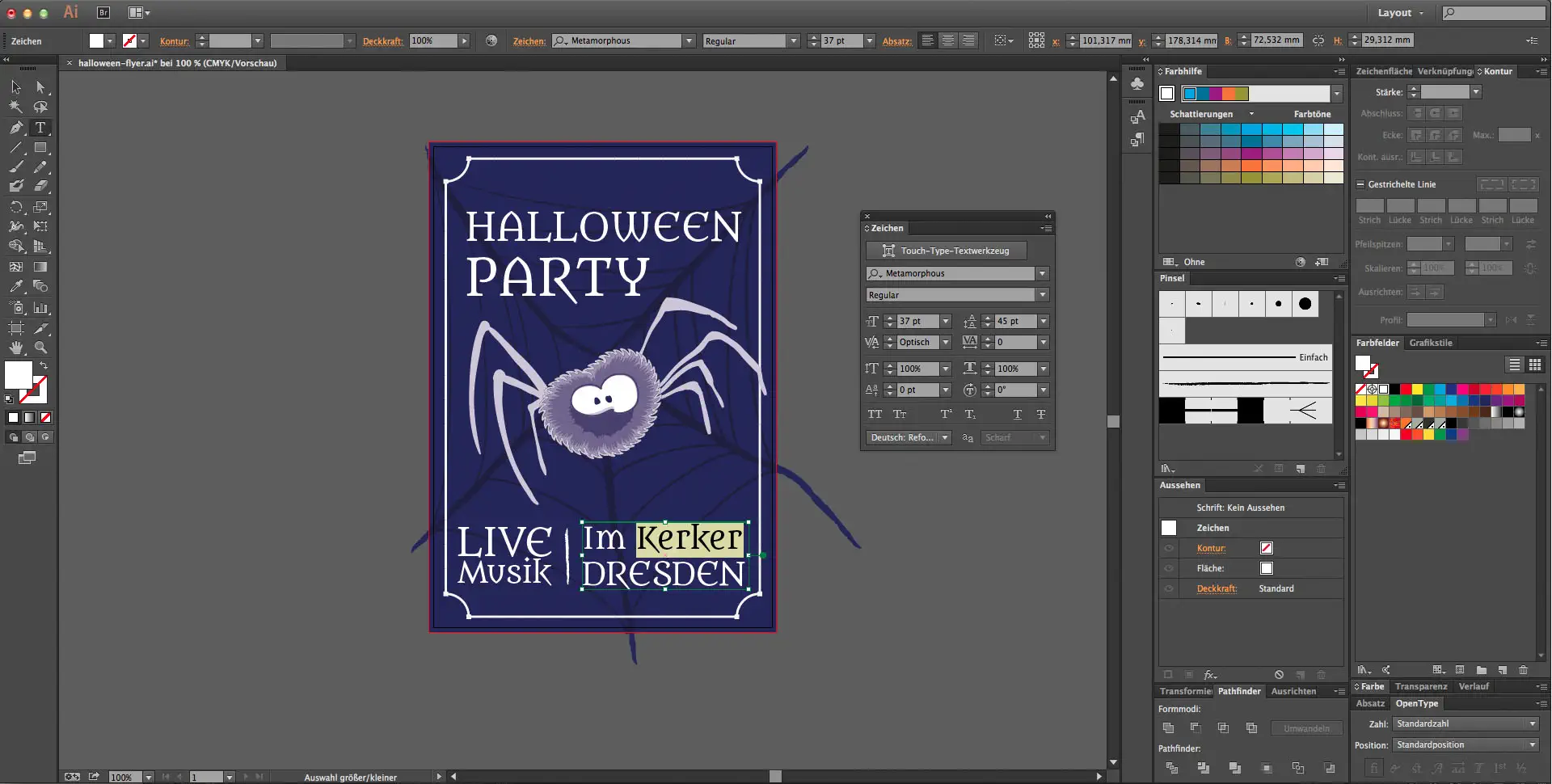 halloween flyer 18 Halloween Flyer gestalten (18)