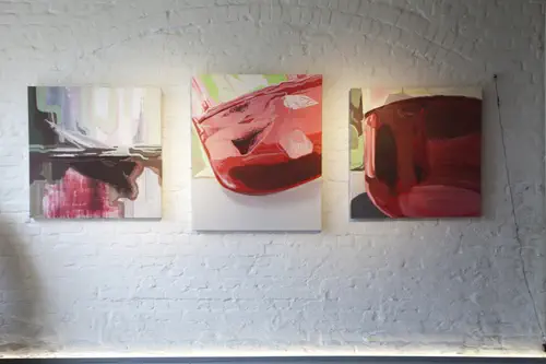 lagqaffe Tea 2 TEA 2 Schablonentechnik auf Leinen