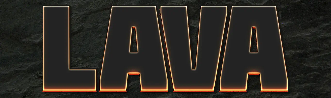 lava text effect photoshop 18 Lava Text effect Phtotoshop 4 step 4