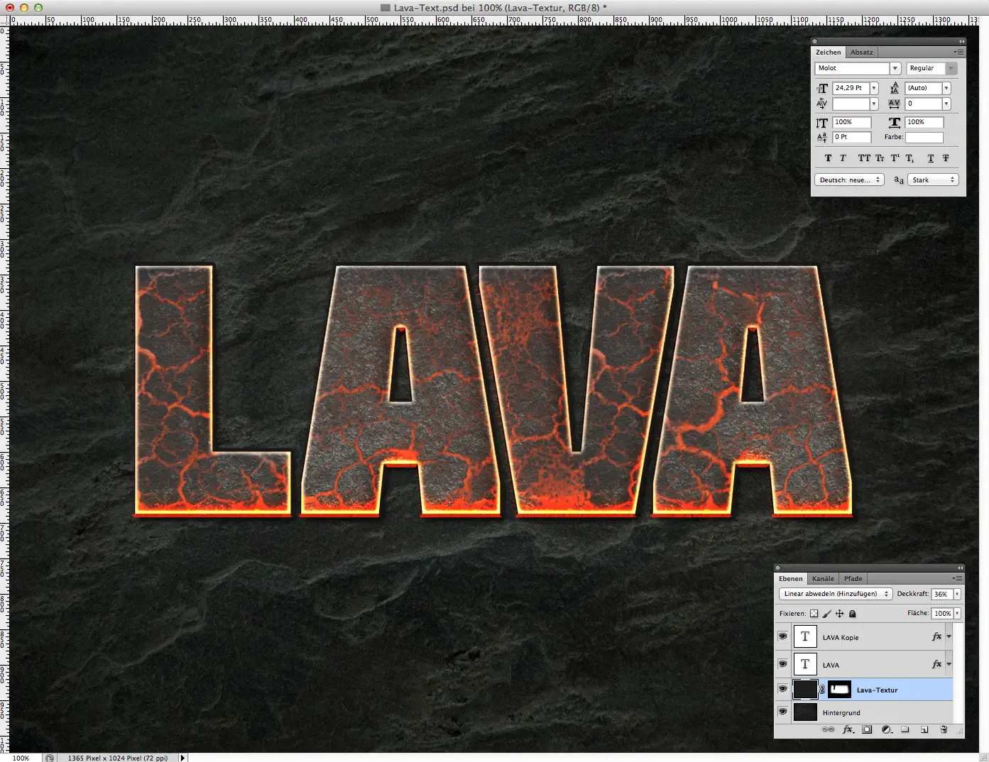 lava text effect photoshop 25 Lava Text effect Phtotoshop 6