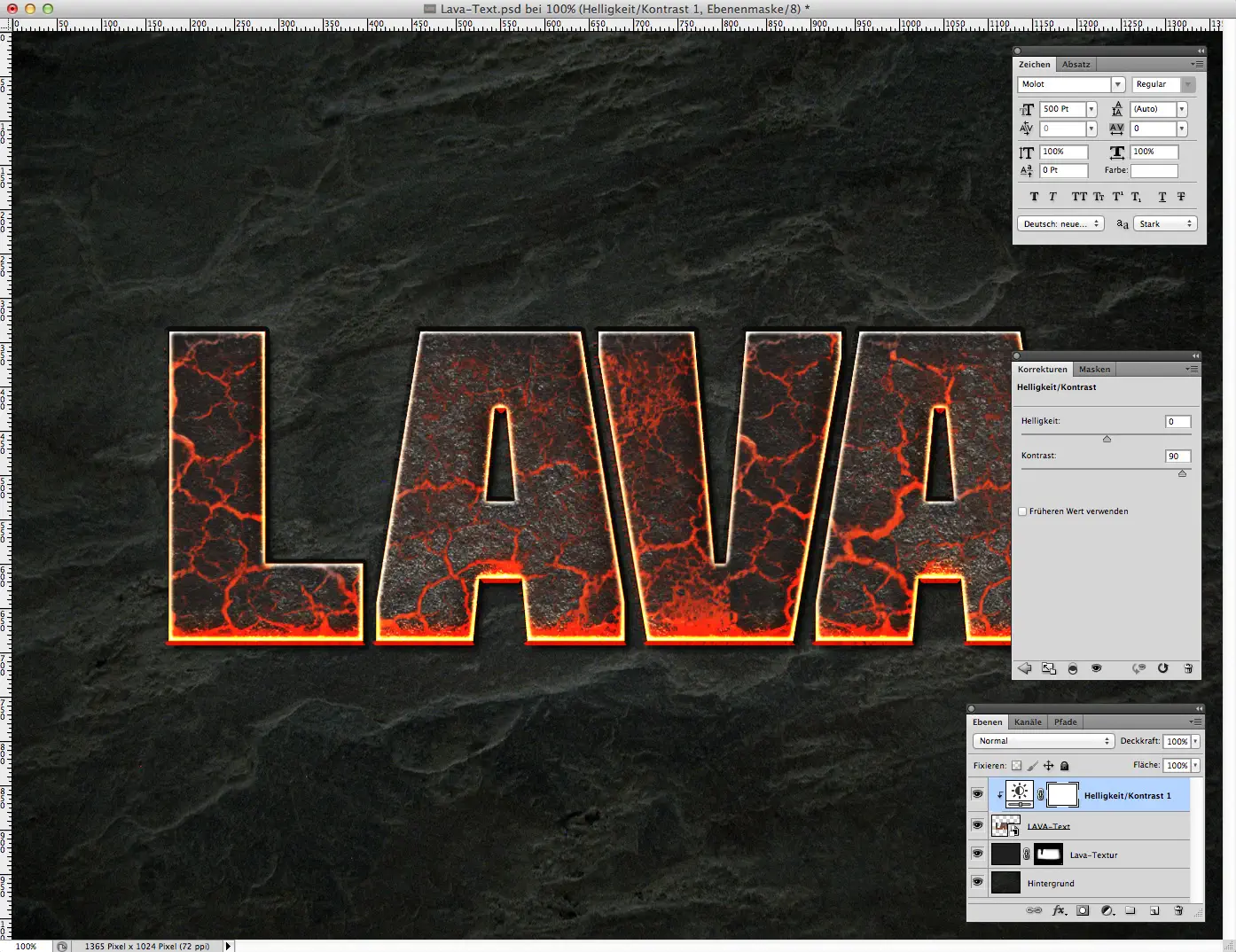 lava text effect photoshop 26 Lava Text effect Phtotoshop 7