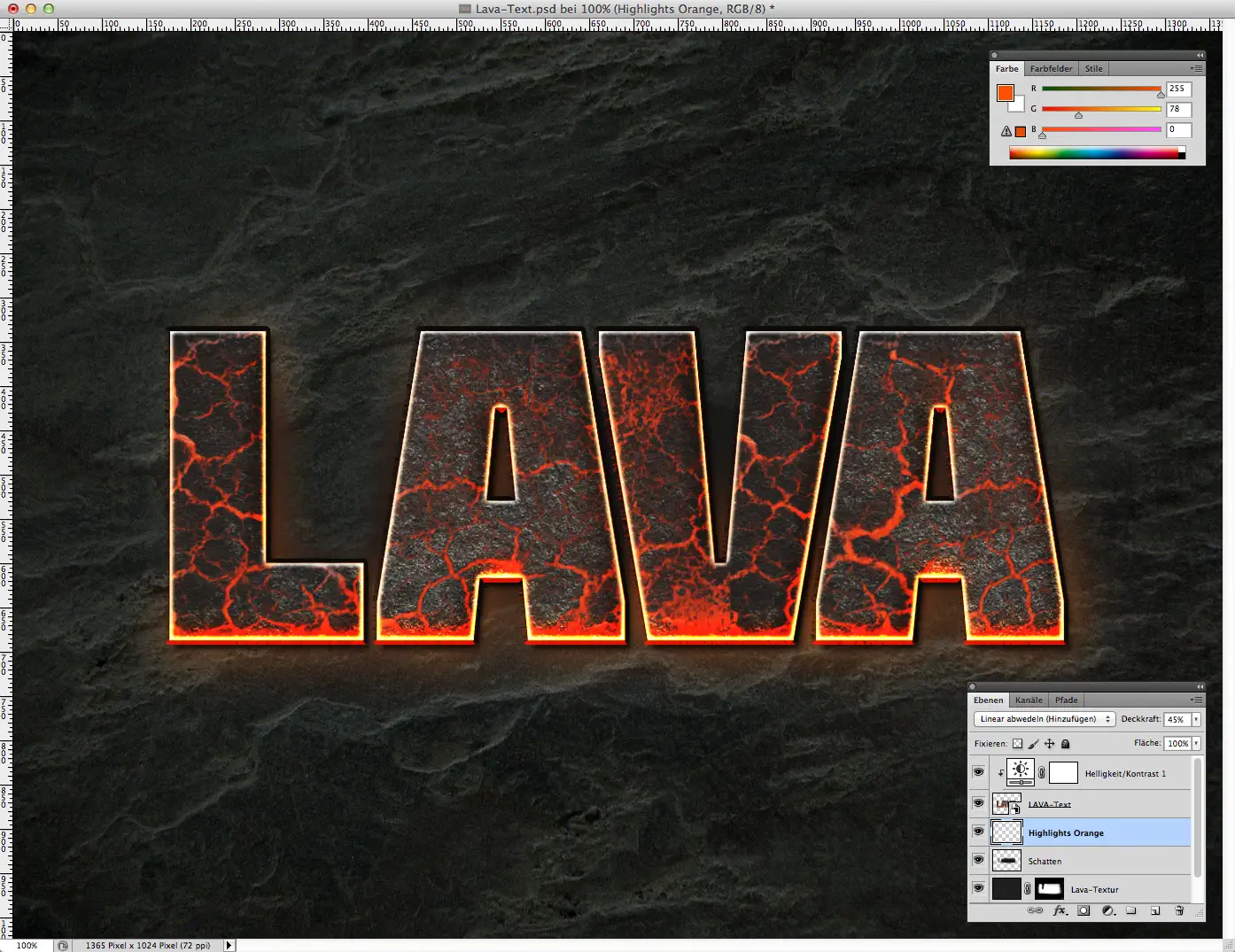 lava text effect photoshop 28 Lava Text effect Photoshop 9
