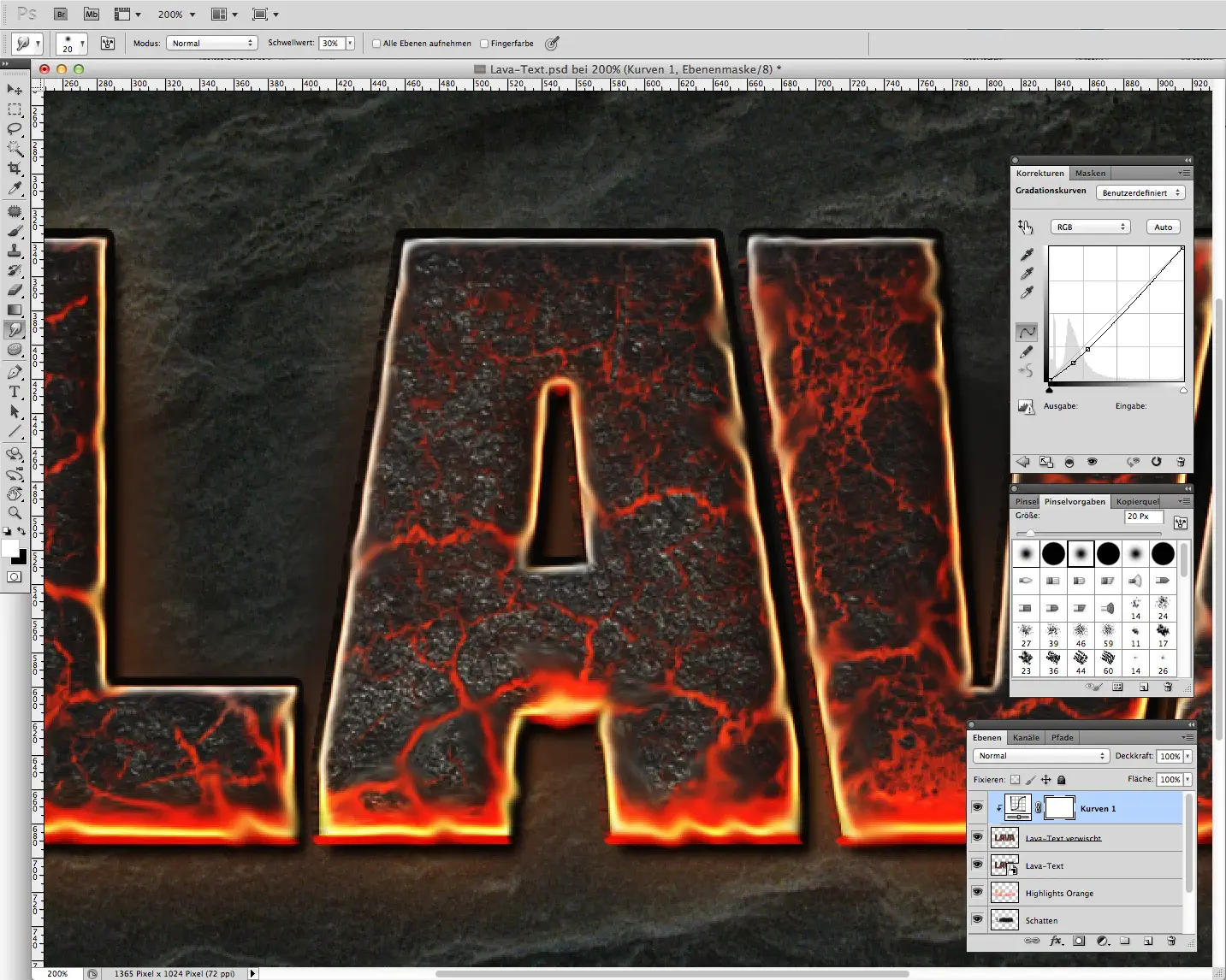lava text effect photoshop 30 Lava Text effect Photoshop 11