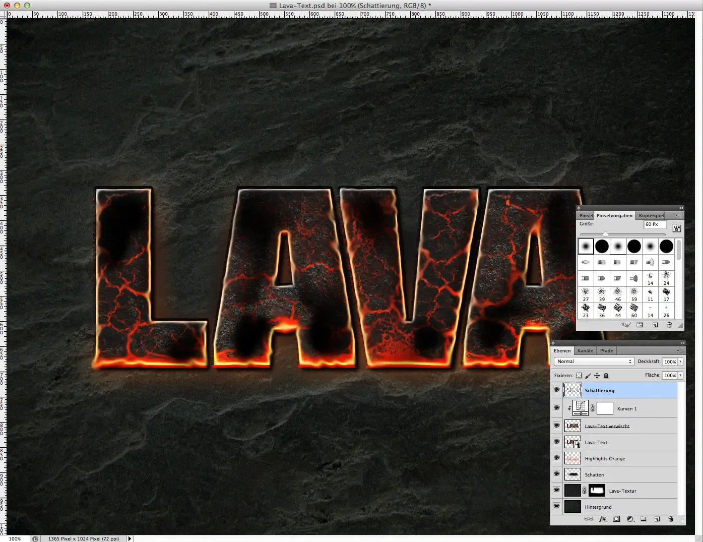 lava text effect photoshop 31 Lava Text effect Photoshop 12