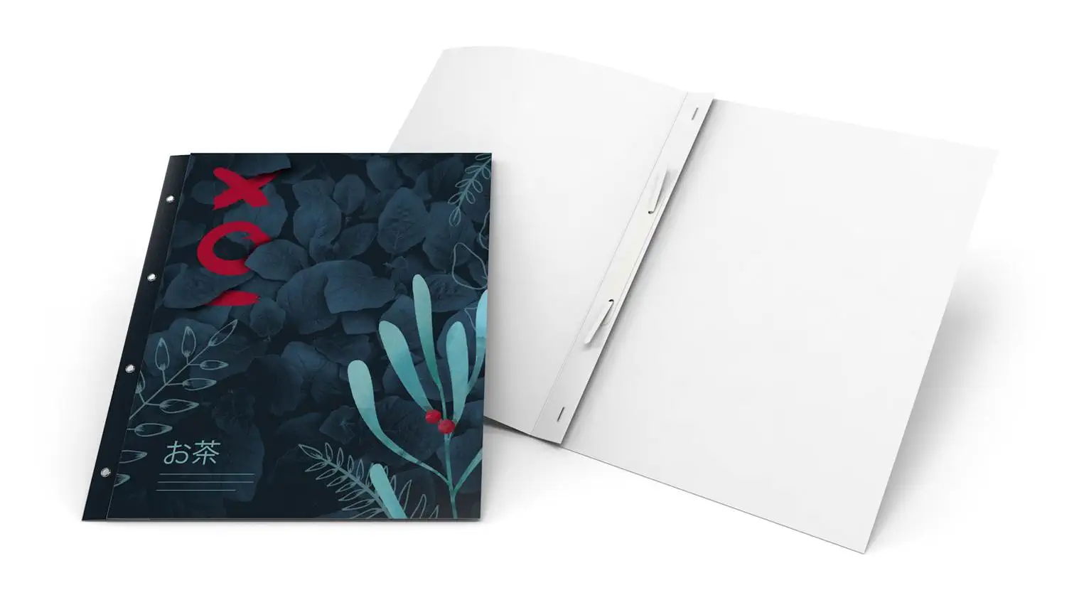 Mappen mit Abheftösen und Abheftstreifen Mappen mit Abheftösen und Abheftstreifen