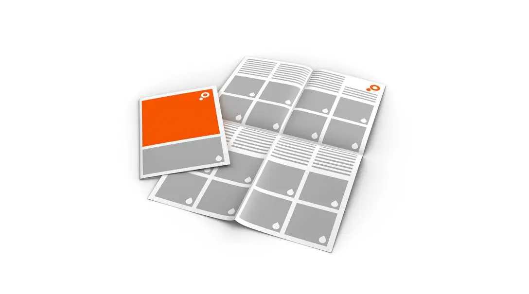 Artikel Werbeprospekte gefalzt