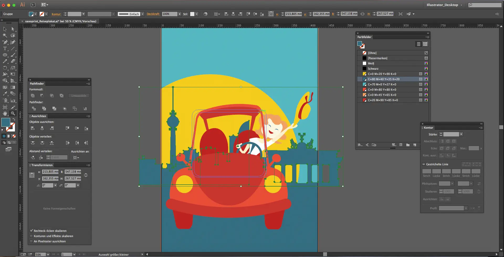 Reisebuero Plakat Reisebuero Plakat