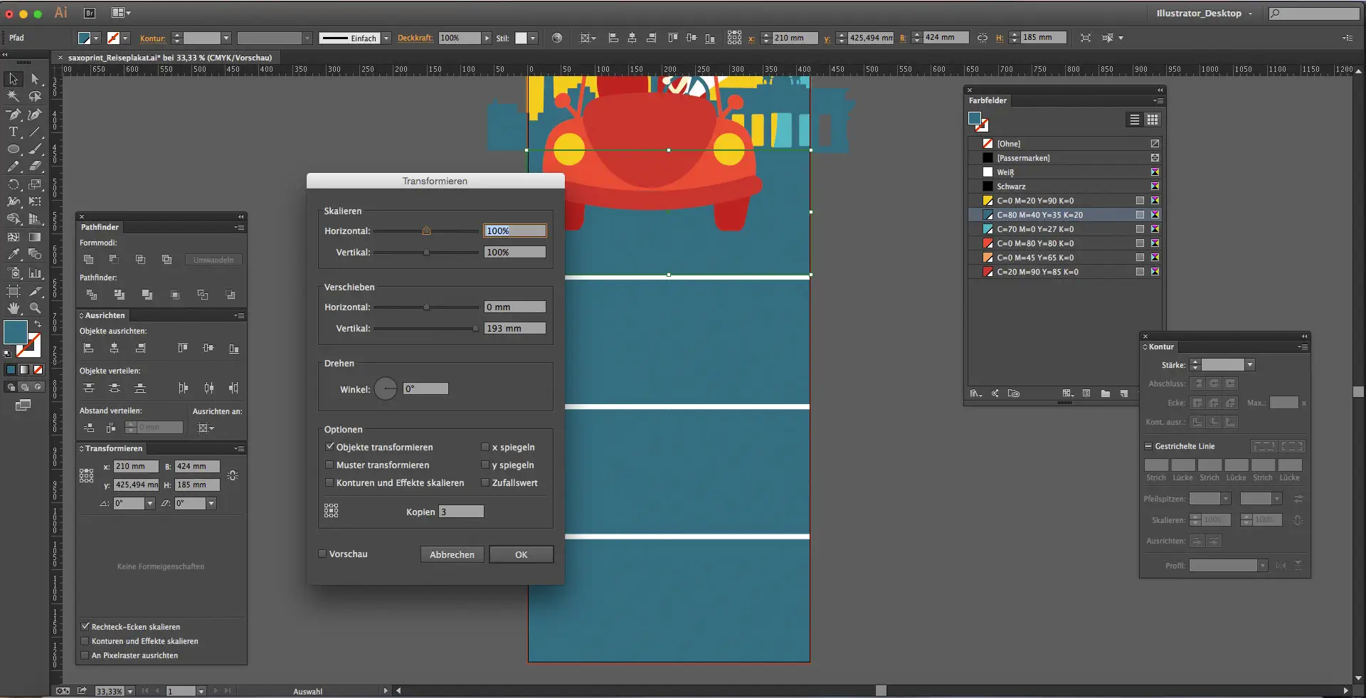 Reisebuero Plakat Reisebuero Plakat