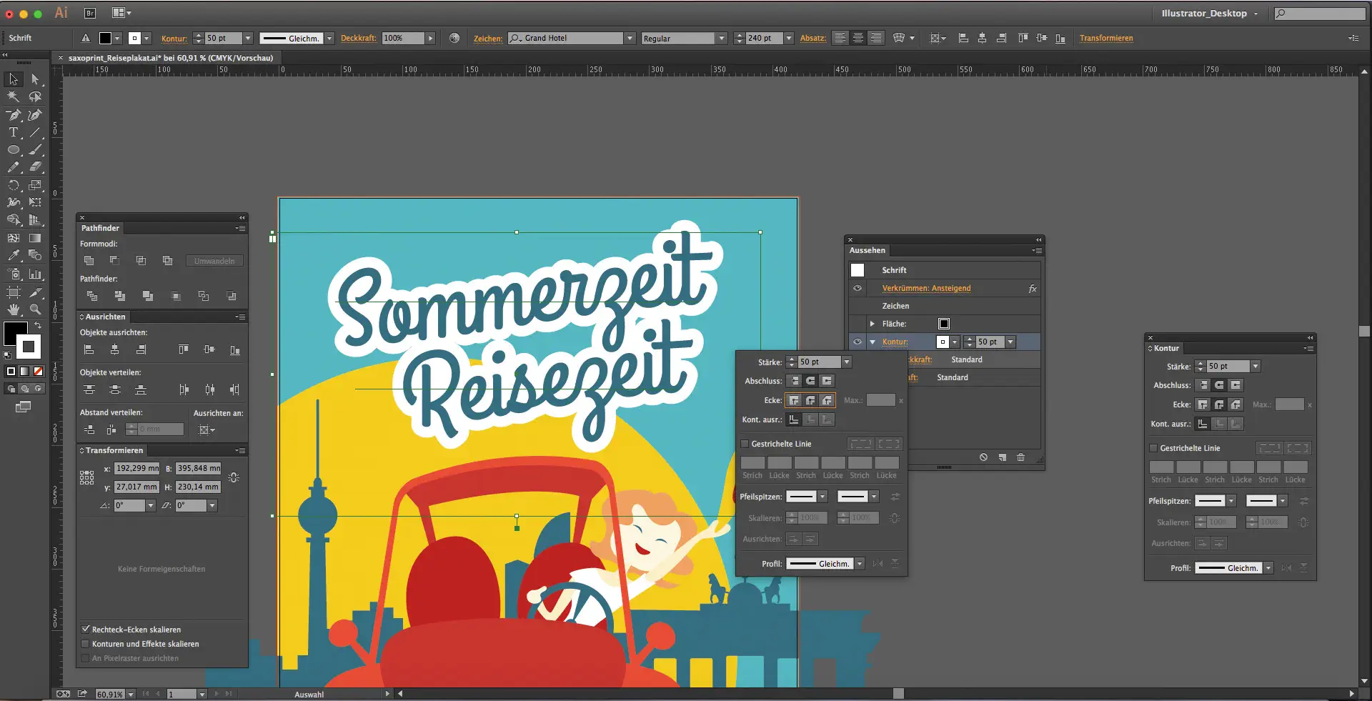 Reisebuero Plakat Reisebuero Plakat