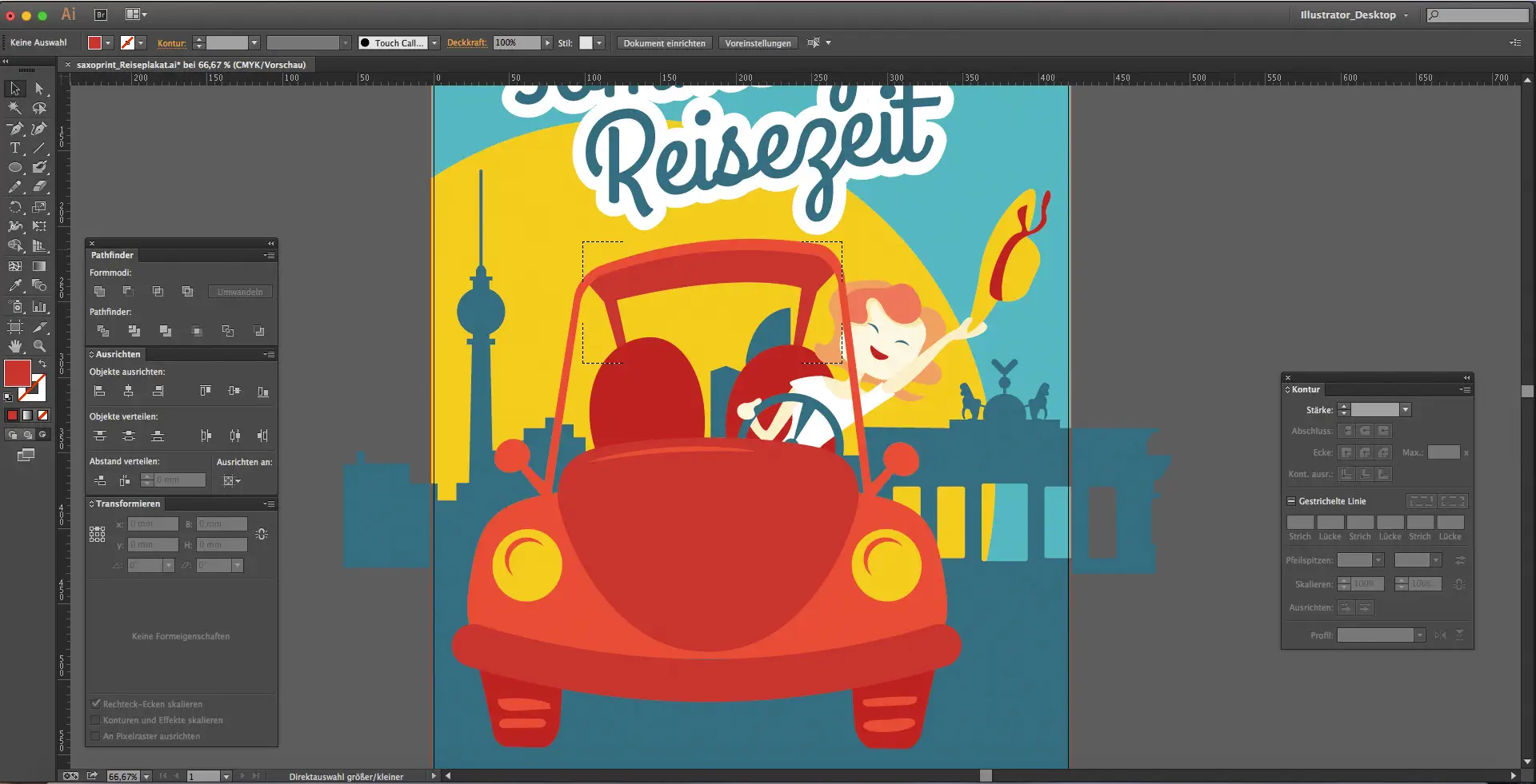 Reisebuero Plakat Reisebuero Plakat