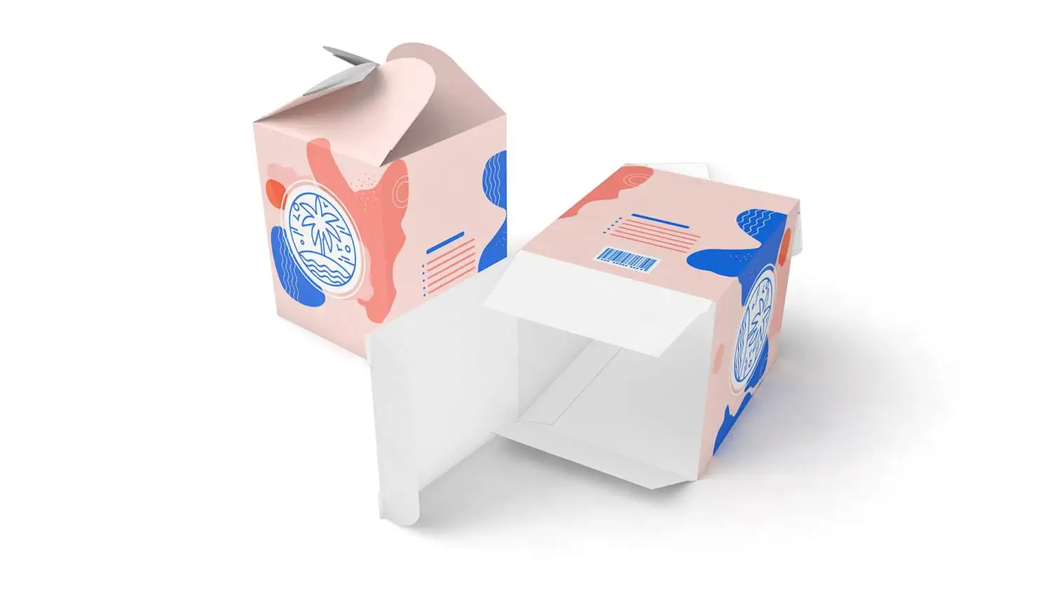 Schleifenverpackung: Einstecklasche