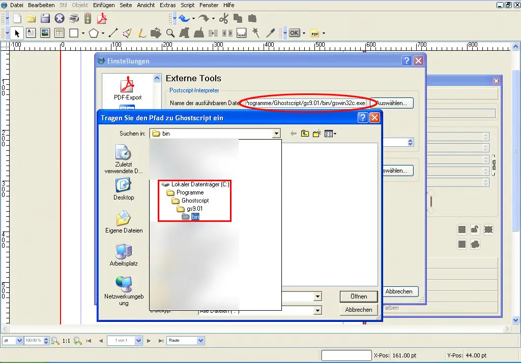 Transparenz in Scribus Ghost Transparenz in Scribus Ghost