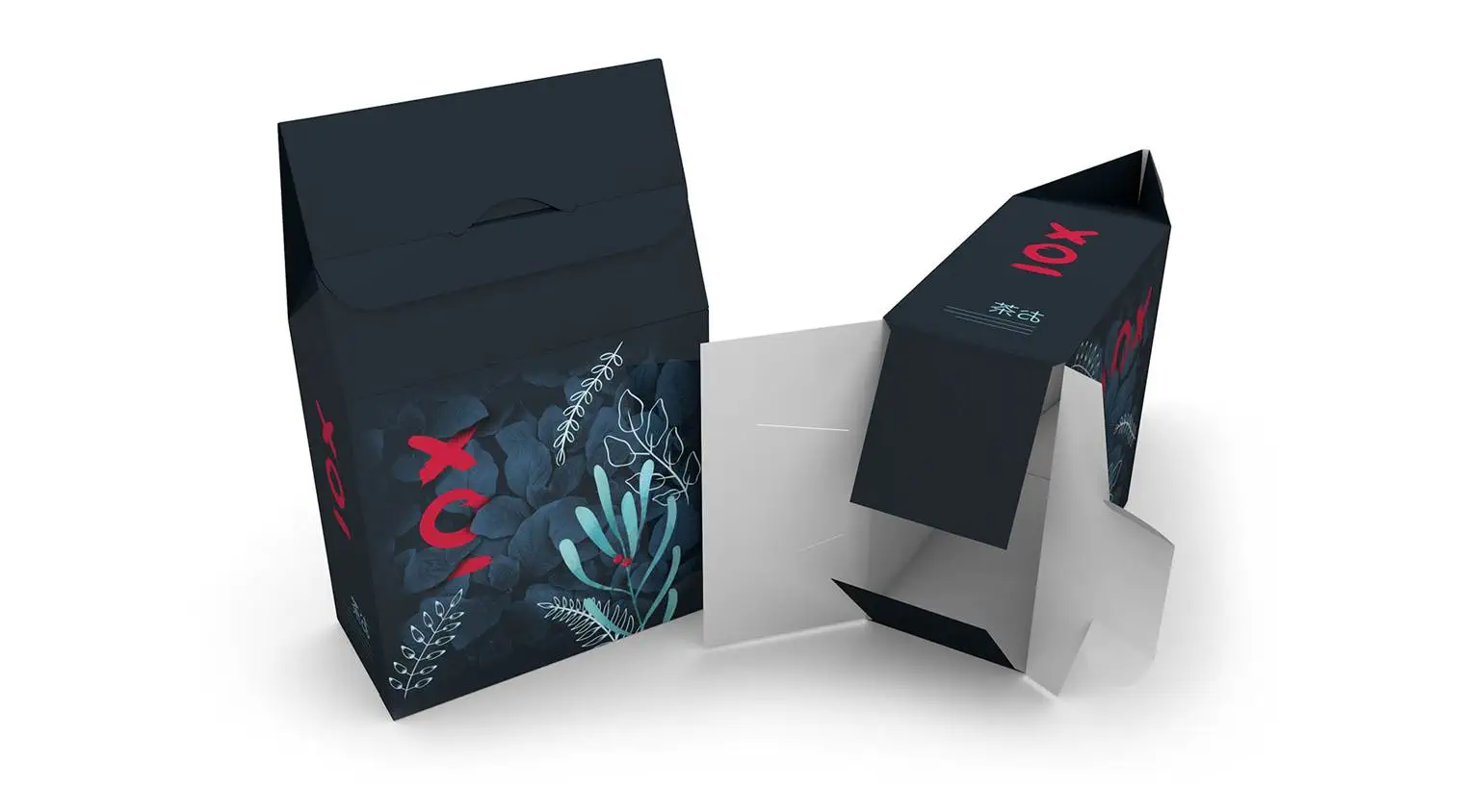 Tütenverpackung: Steckboden