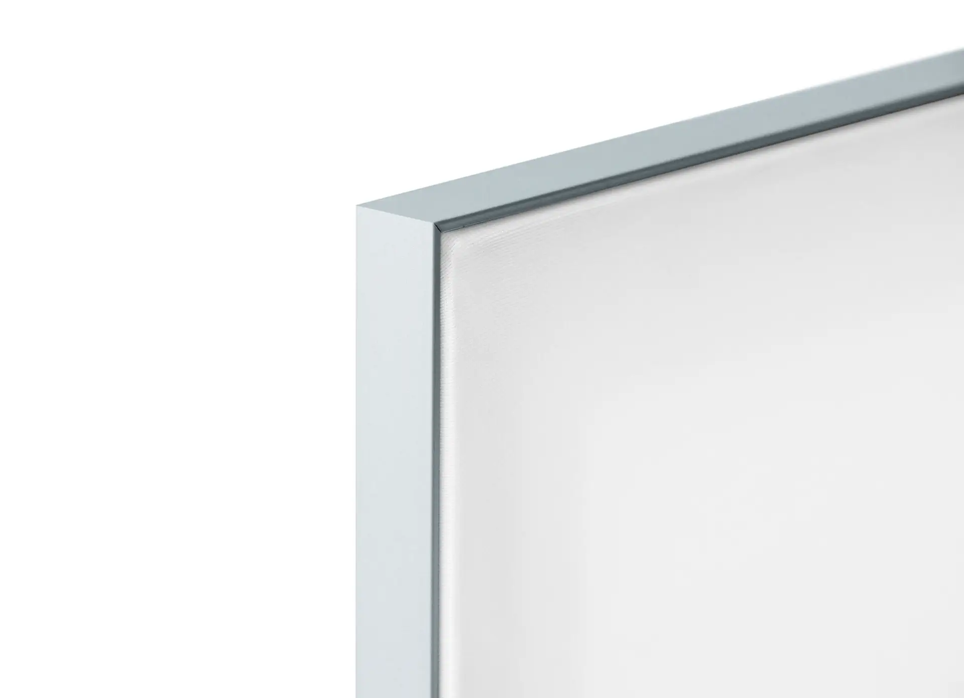 weiße textilspannrahmen 