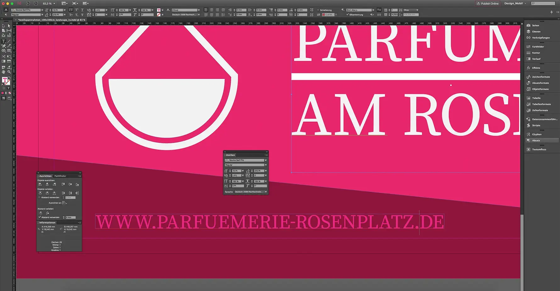 indesign Tutorial Spannrahmen Druck Step 7