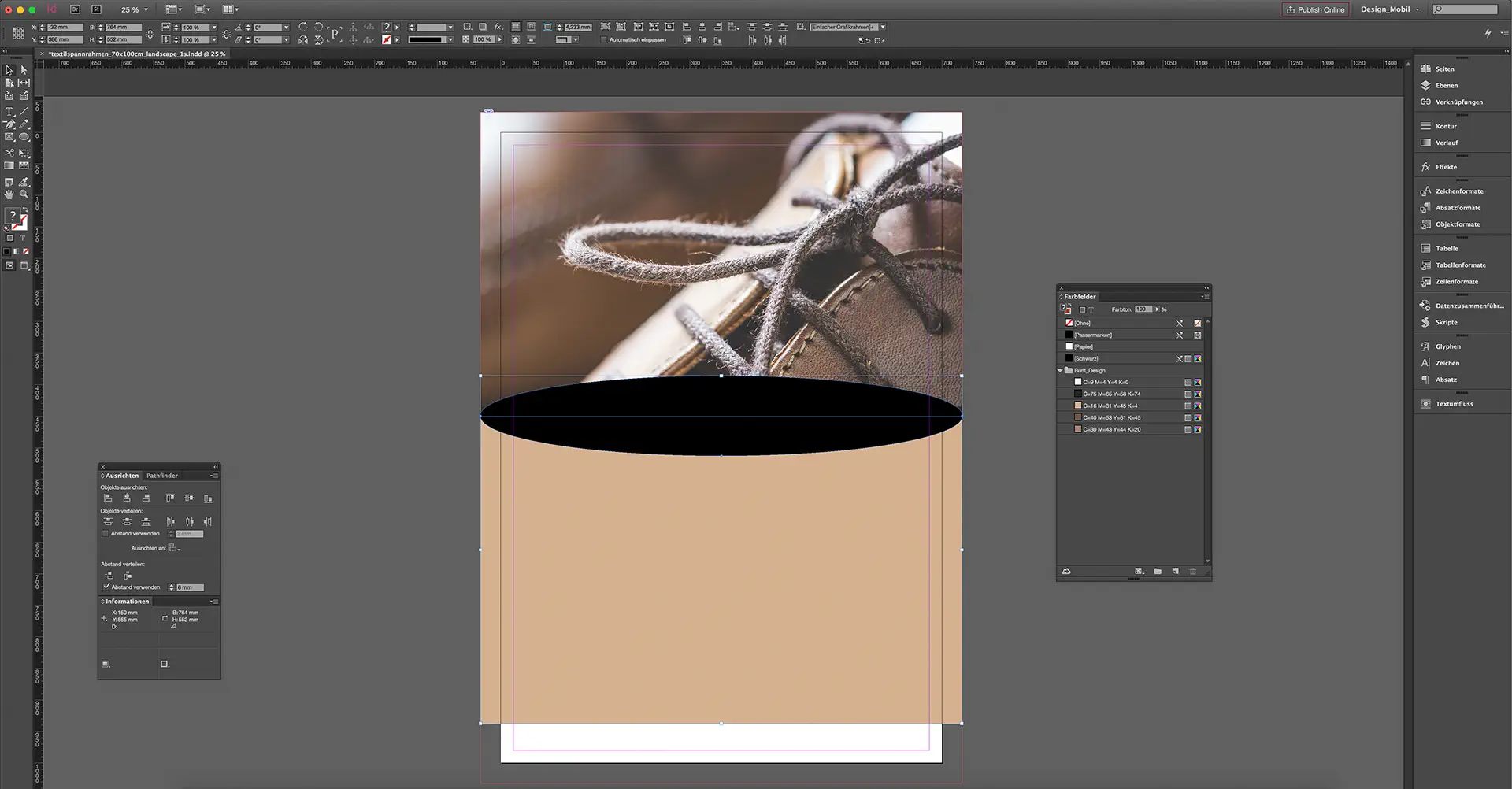 indesign Tutorial Spannrahmen Druck Step 10