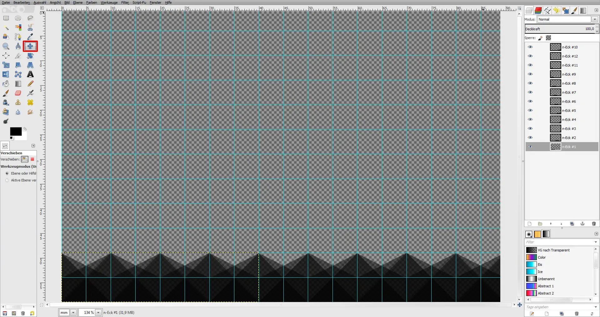 GIMP Tutorial für Visitenkarte Step 5 GIMP Tutorial für Visitenkarte Step 5