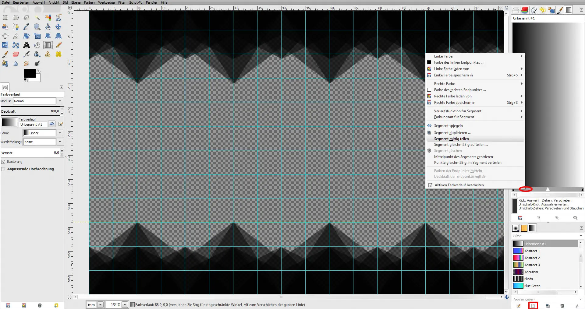 GIMP Tutorial für Visitenkarte Step 8 GIMP Tutorial für Visitenkarte Step 8